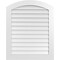 Ekena Millwork Arch Top Surface Mount PVC Gable Vent: Functional, w/ 3-1/2"W x 1"P Standard Frame, 32"W x 40"H GVPAR32X4001SF - alternate 1